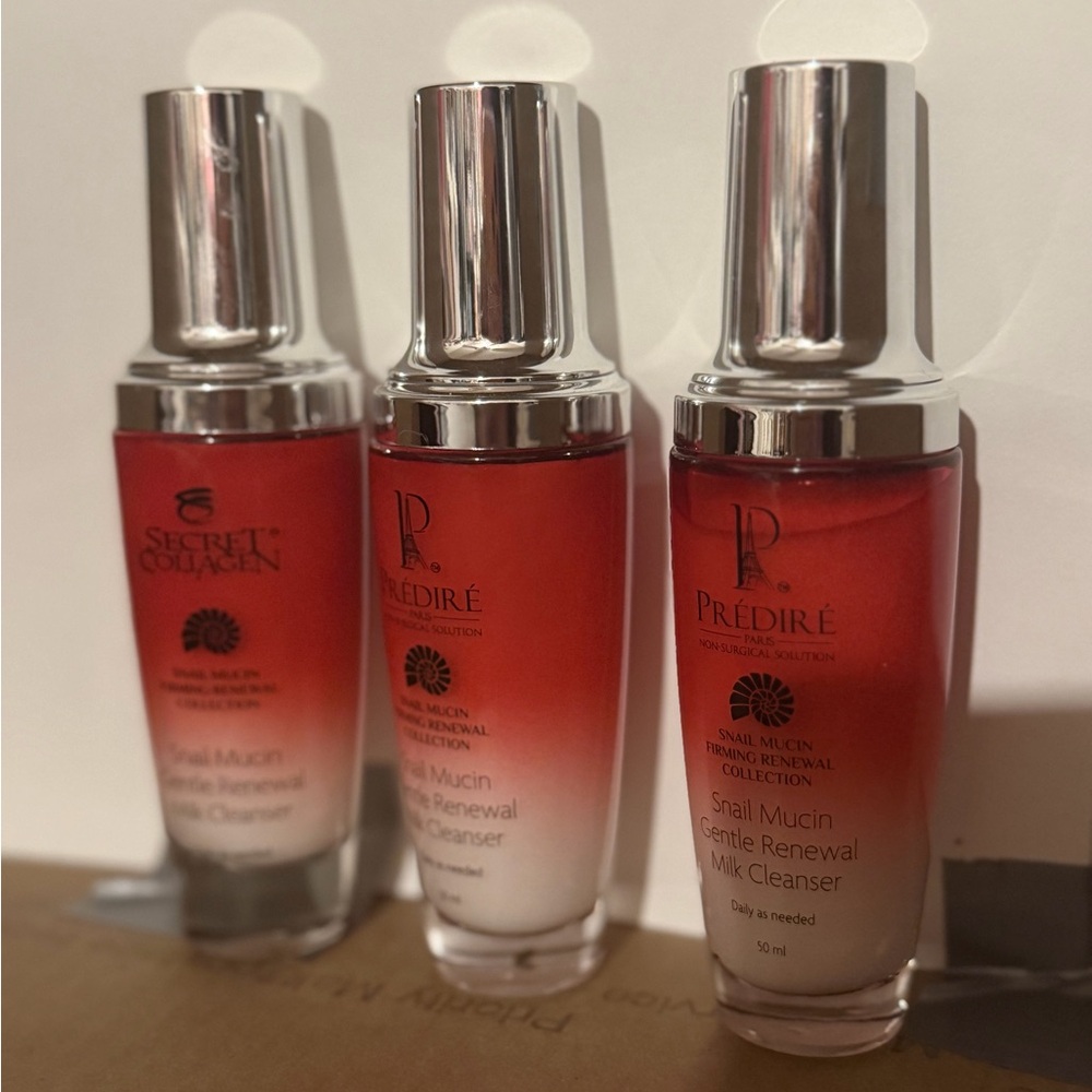 Snail Mucin Gentle Renewal Milk Cleanser - Red